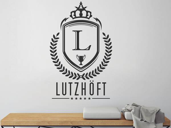 Wandtattoo Lutzhöft Wappen