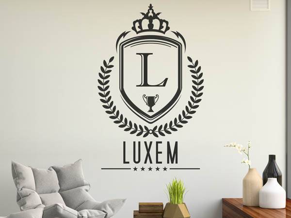 Wandtattoo Luxem Wappen
