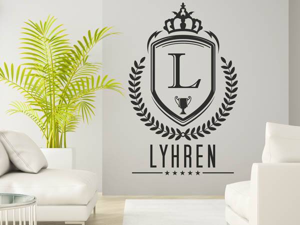 Wandtattoo Lyhren Wappen