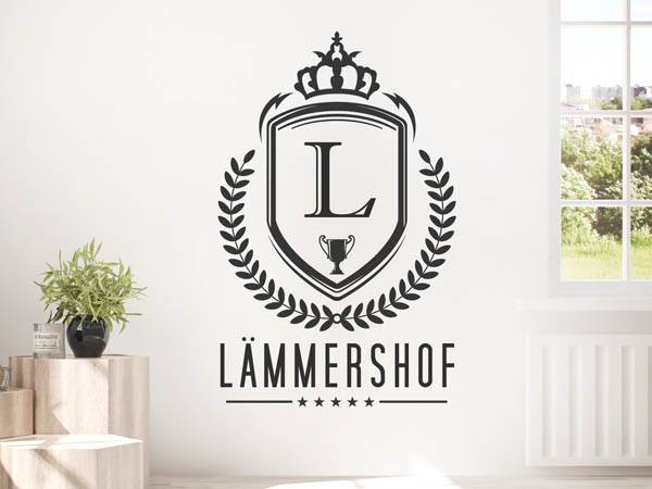Wandtattoo Lämmershof Wappen