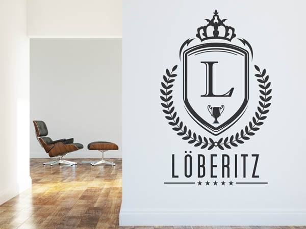 Wandtattoo Löberitz Wappen