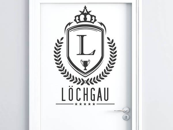 Wandtattoo Löchgau Wappen