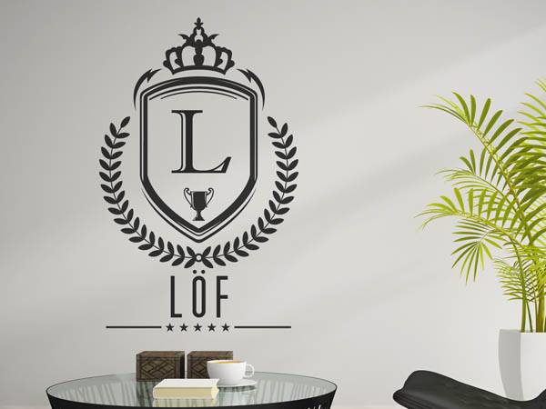 Wandtattoo Löf Wappen