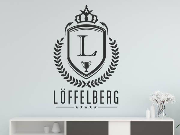 Wandtattoo Löffelberg Wappen