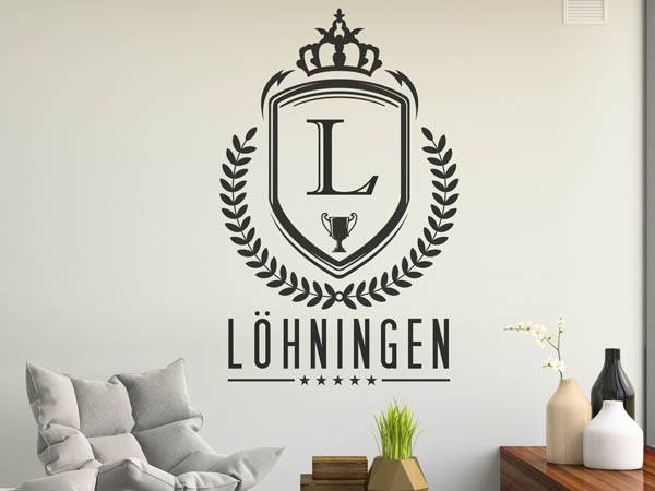 Wandtattoo Löhningen Wappen