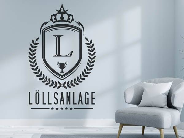 Wandtattoo Löllsanlage Wappen