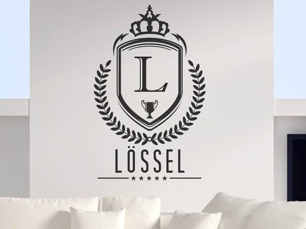 Wandtattoo Lössel Wappen
