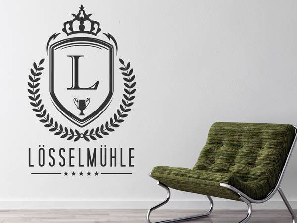 Wandtattoo Lösselmühle Wappen
