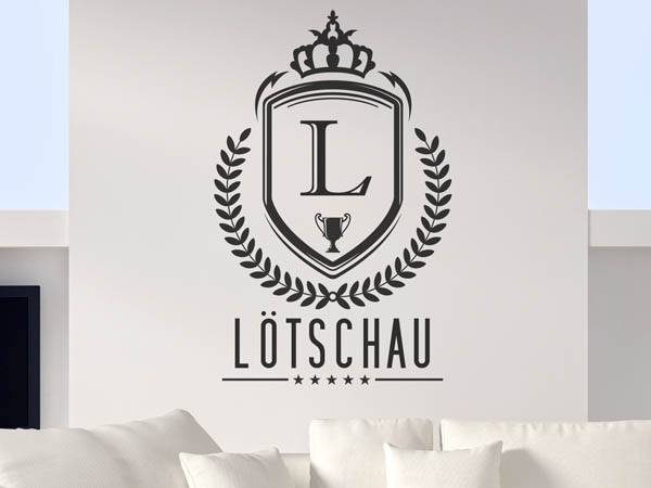 Wandtattoo Lötschau Wappen