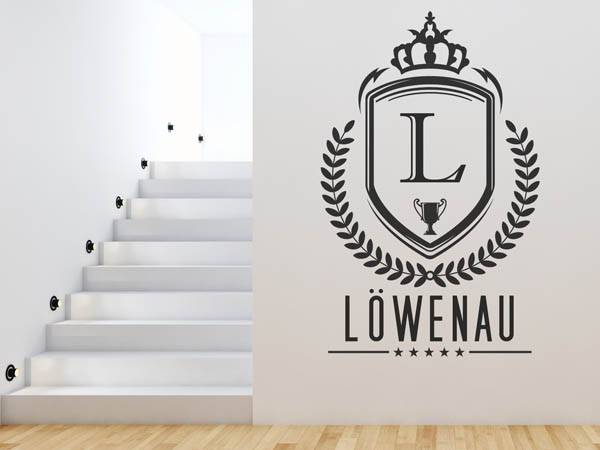 Wandtattoo Löwenau Wappen