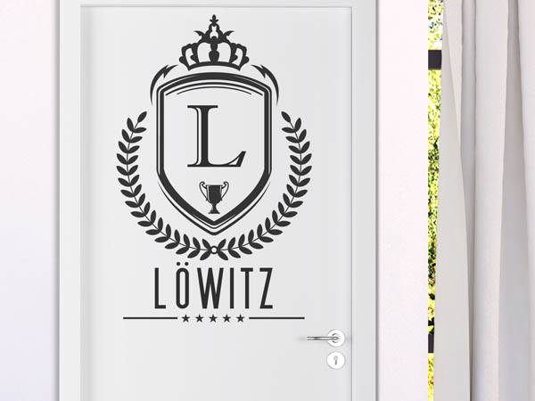 Wandtattoo Löwitz Wappen