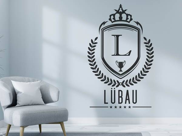 Wandtattoo Lübau Wappen