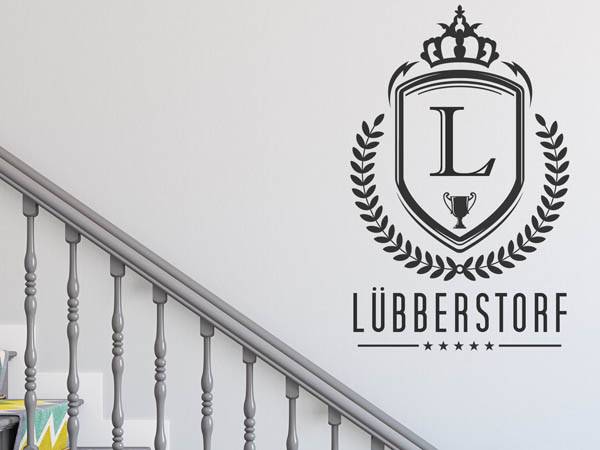 Wandtattoo Lübberstorf Wappen