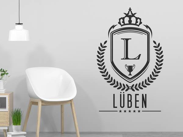 Wandtattoo Lüben Wappen
