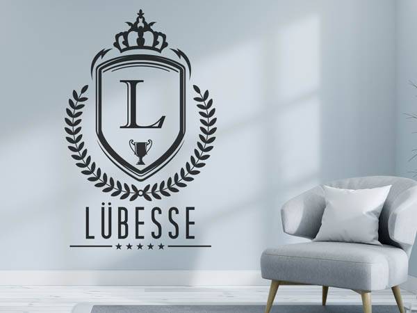 Wandtattoo Lübesse Wappen