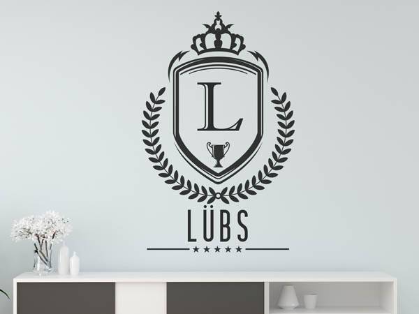 Wandtattoo Lübs Wappen
