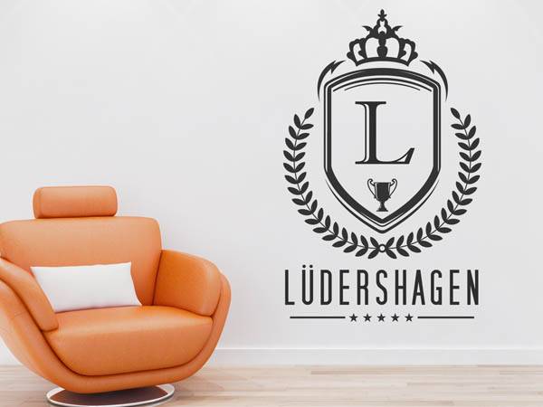 Wandtattoo Lüdershagen Wappen
