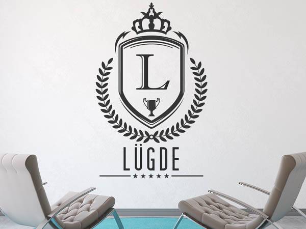 Wandtattoo Lügde Wappen