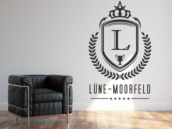 Wandtattoo Lüne-Moorfeld Wappen