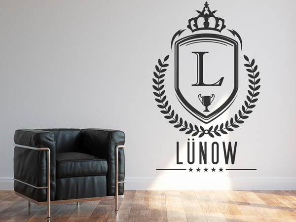 Wandtattoo Lünow Wappen