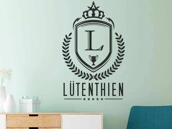 Wandtattoo Lütenthien Wappen