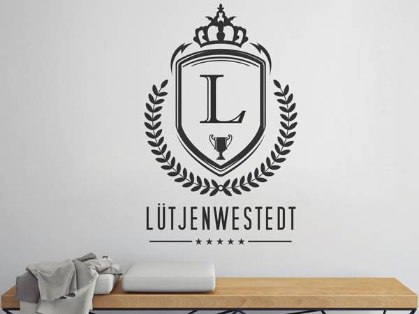 Wandtattoo Lütjenwestedt Wappen