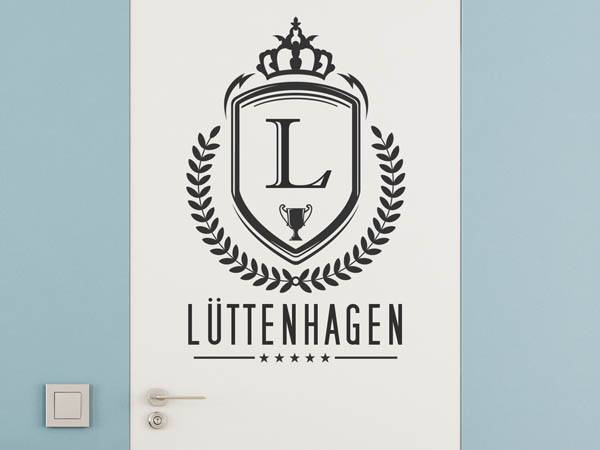 Wandtattoo Lüttenhagen Wappen