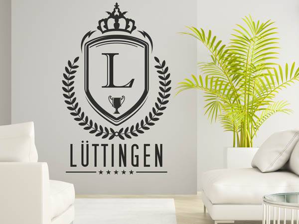 Wandtattoo Lüttingen Wappen