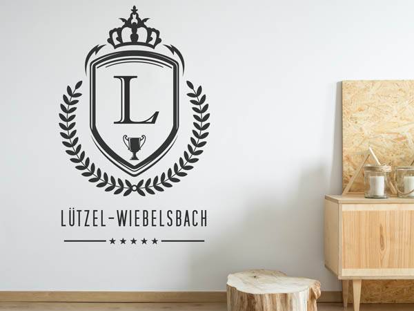 Wandtattoo Lützel-Wiebelsbach Wappen