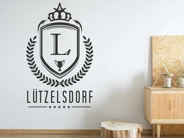 Wandtattoo Lützelsdorf Wappen