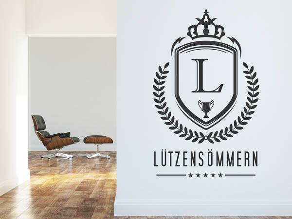 Wandtattoo Lützensömmern Wappen