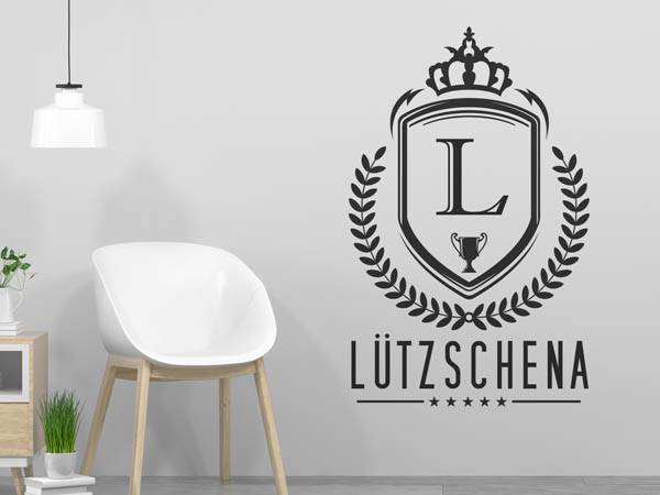 Wandtattoo Lützschena Wappen