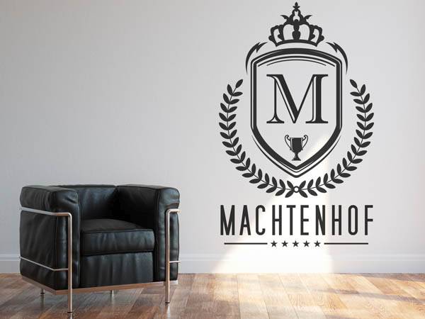 Wandtattoo Machtenhof Wappen