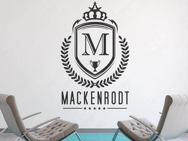 Wandtattoo Mackenrodt Wappen
