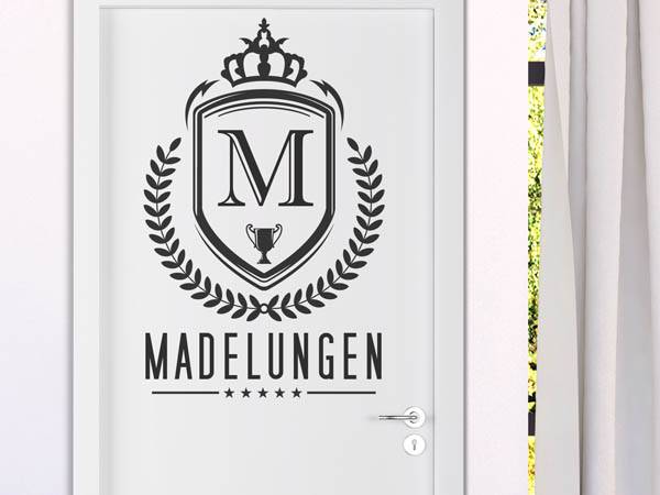 Wandtattoo Madelungen Wappen