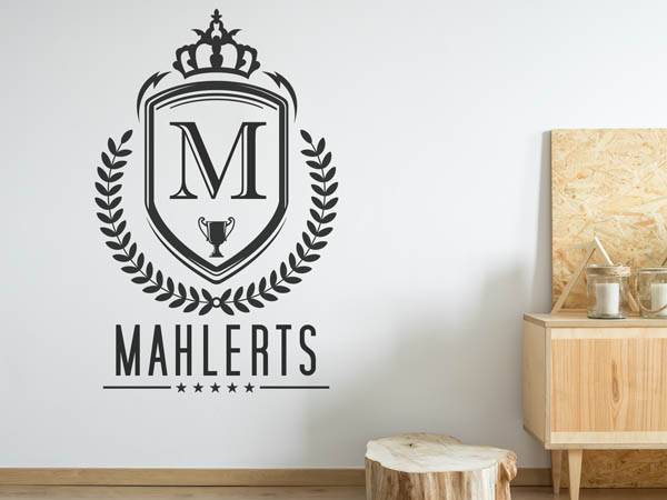 Wandtattoo Mahlerts Wappen