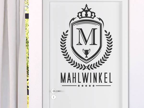 Wandtattoo Mahlwinkel Wappen
