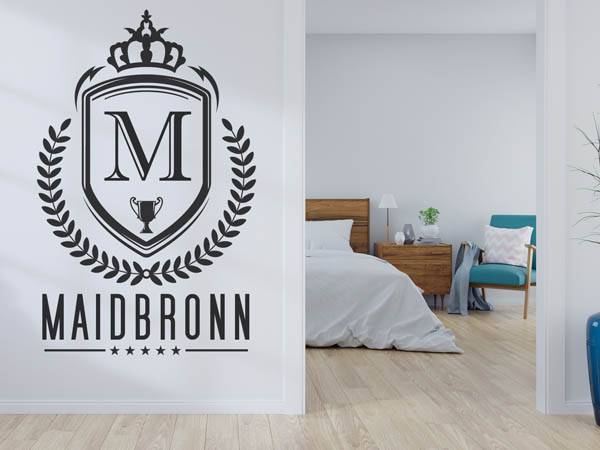 Wandtattoo Maidbronn Wappen