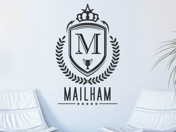 Wandtattoo Mailham Wappen