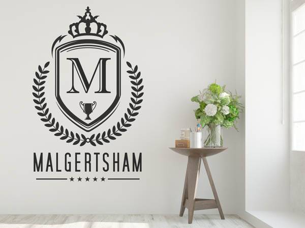 Wandtattoo Malgertsham Wappen