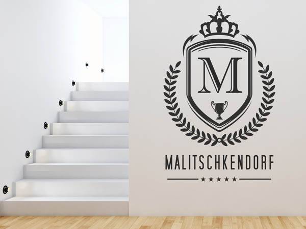 Wandtattoo Malitschkendorf Wappen
