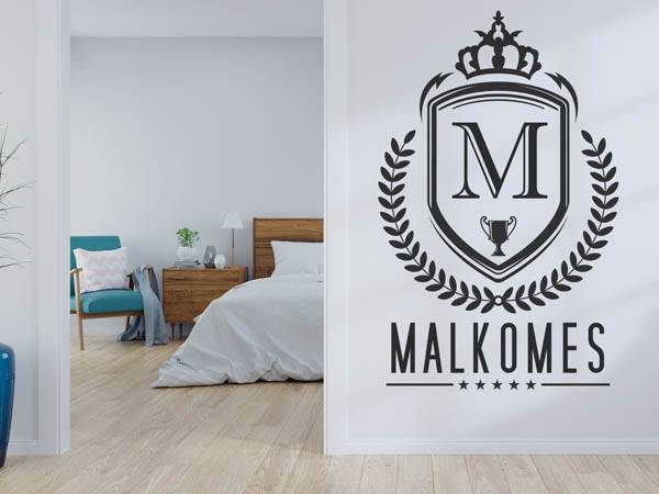 Wandtattoo Malkomes Wappen