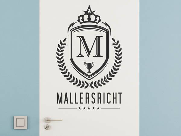 Wandtattoo Mallersricht Wappen