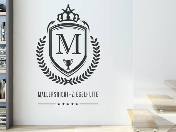 Wandtattoo Mallersricht-Ziegelhütte Wappen