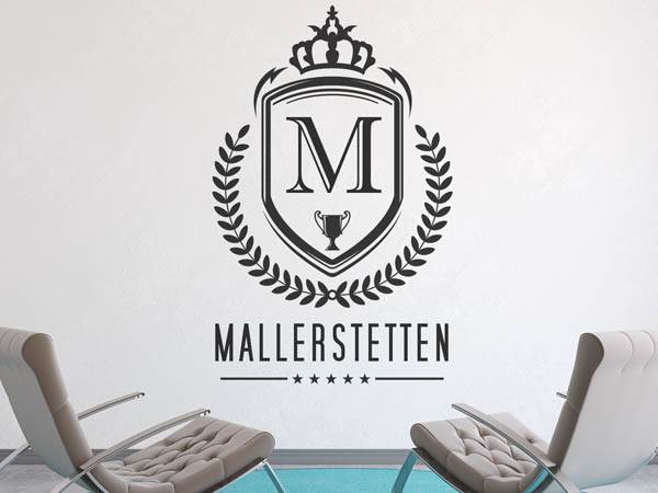 Wandtattoo Mallerstetten Wappen
