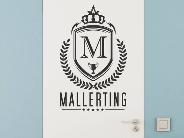 Wandtattoo Mallerting Wappen
