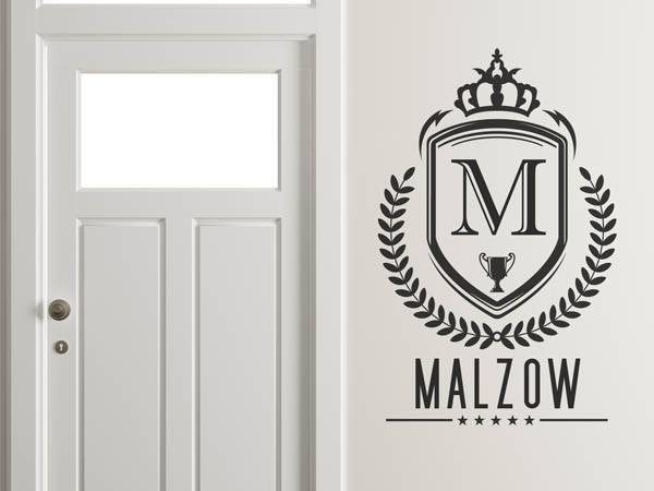 Wandtattoo Malzow Wappen