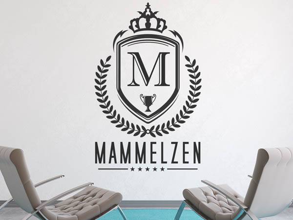 Wandtattoo Mammelzen Wappen