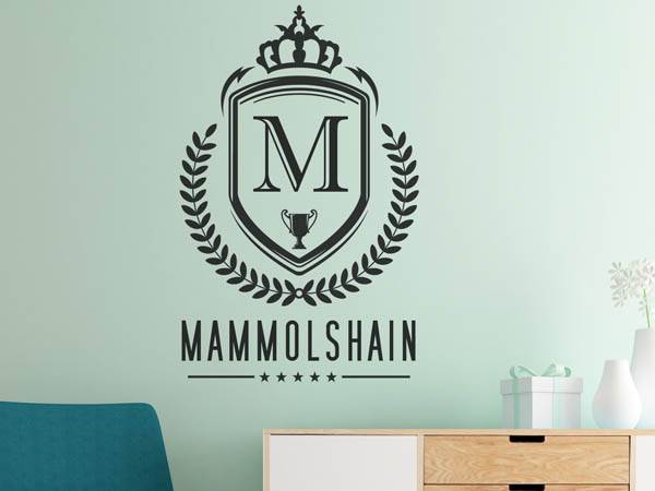 Wandtattoo Mammolshain Wappen