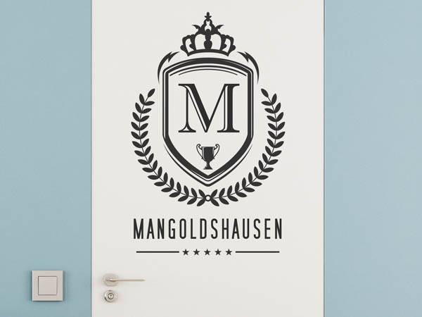 Wandtattoo Mangoldshausen Wappen
